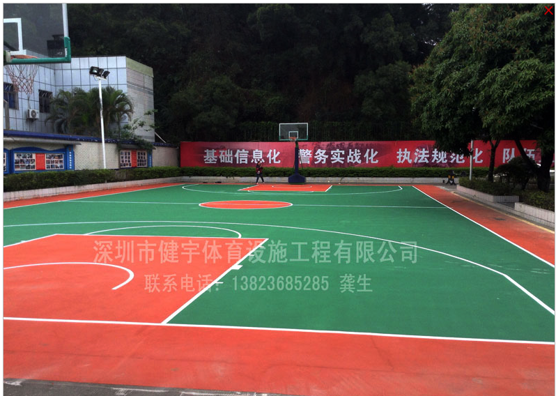 深圳市南山區(qū)公安分局警察機(jī)動(dòng)訓(xùn)練大隊(duì)籃球場(chǎng)工程